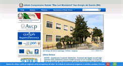 Desktop Screenshot of icsangiorgiodelsannio.gov.it